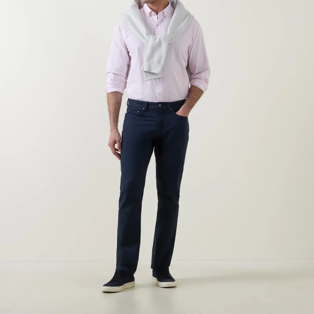 Straight-Fit Mid-Rise Jeans