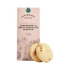 Strawberry & White Chocolate Chunk Biscuits 200g