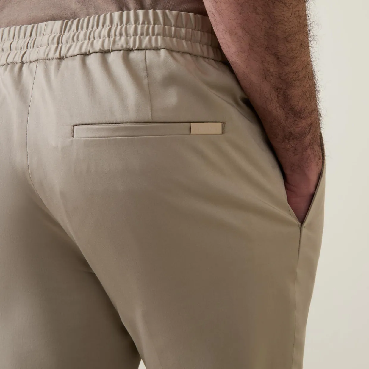 Stretch Straight Leg Trousers