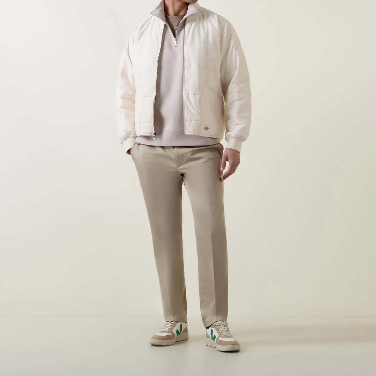 Stretch Straight Leg Trousers