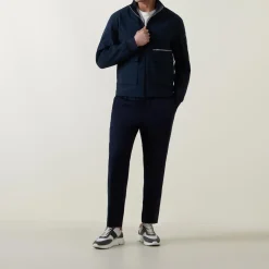 Stretch Straight Leg Trousers