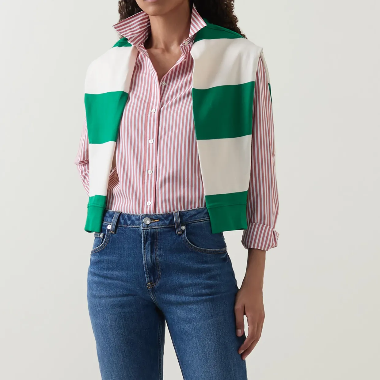 Stripe Logo Shirt