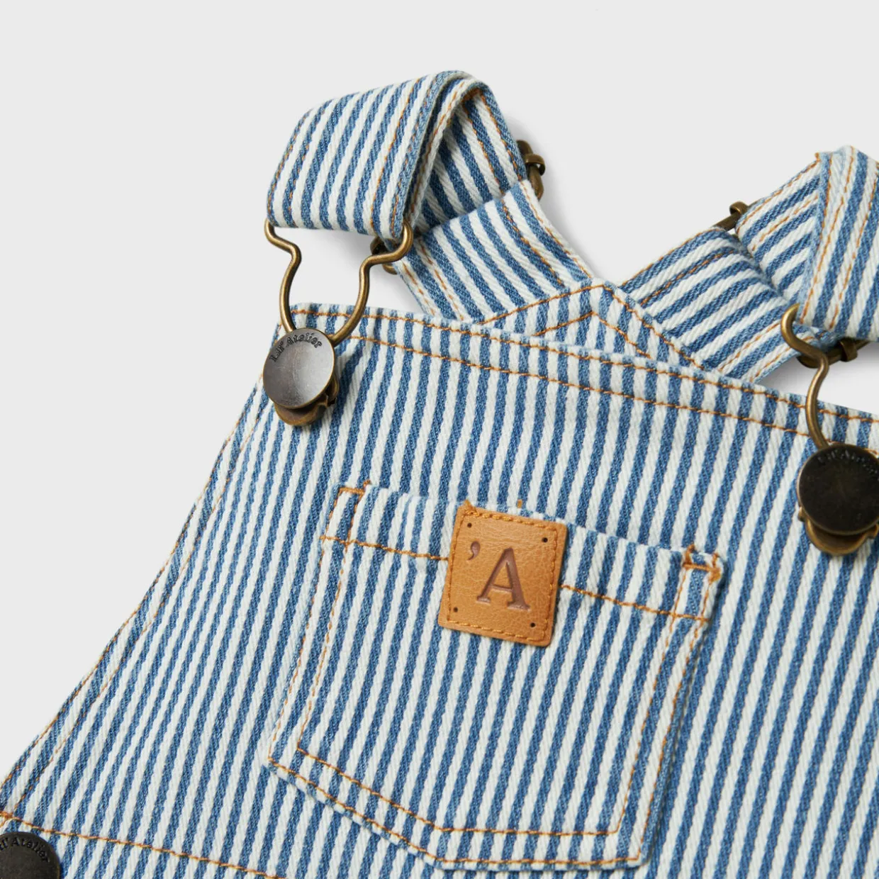 Striped Dungarees