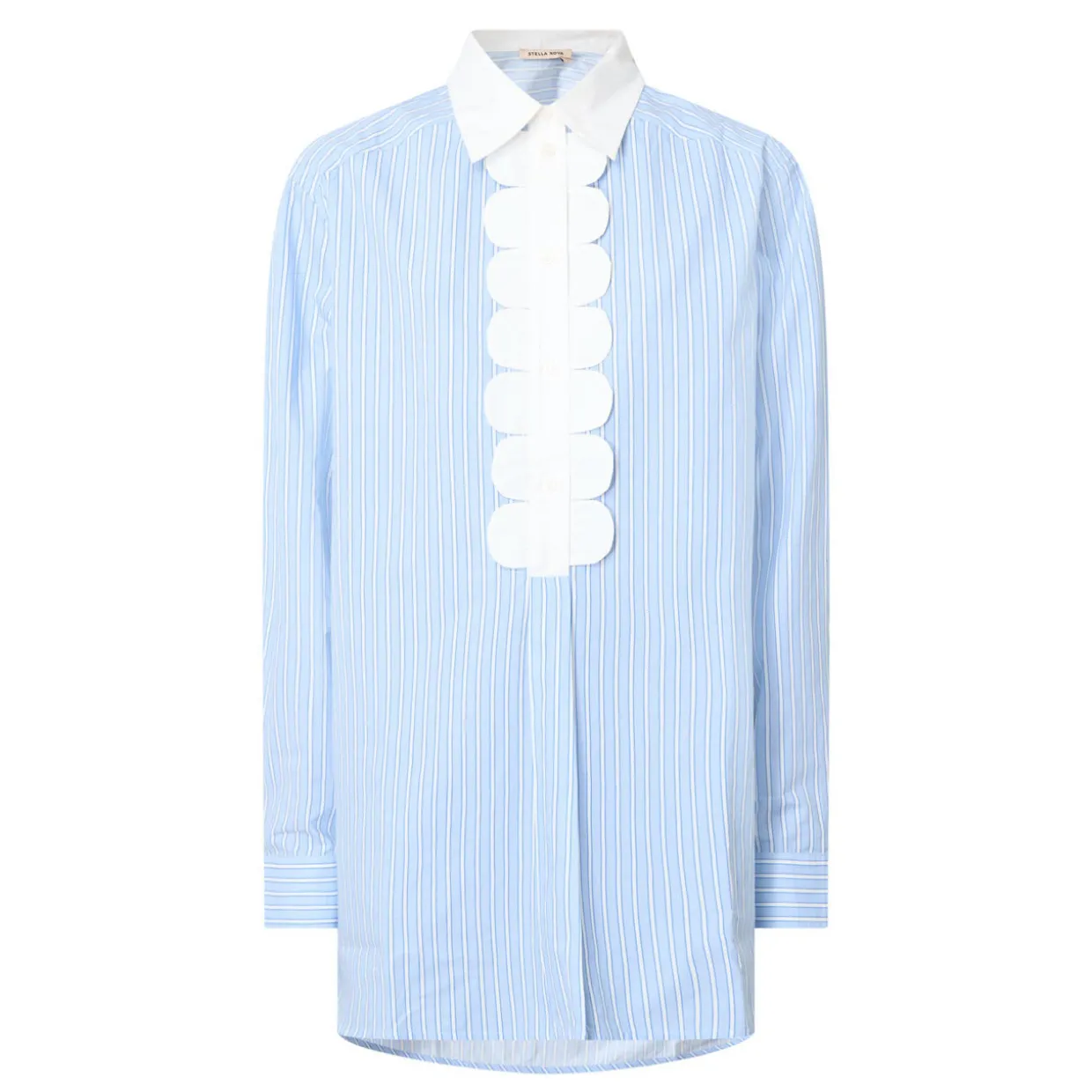 Striped Scalloped Shirt