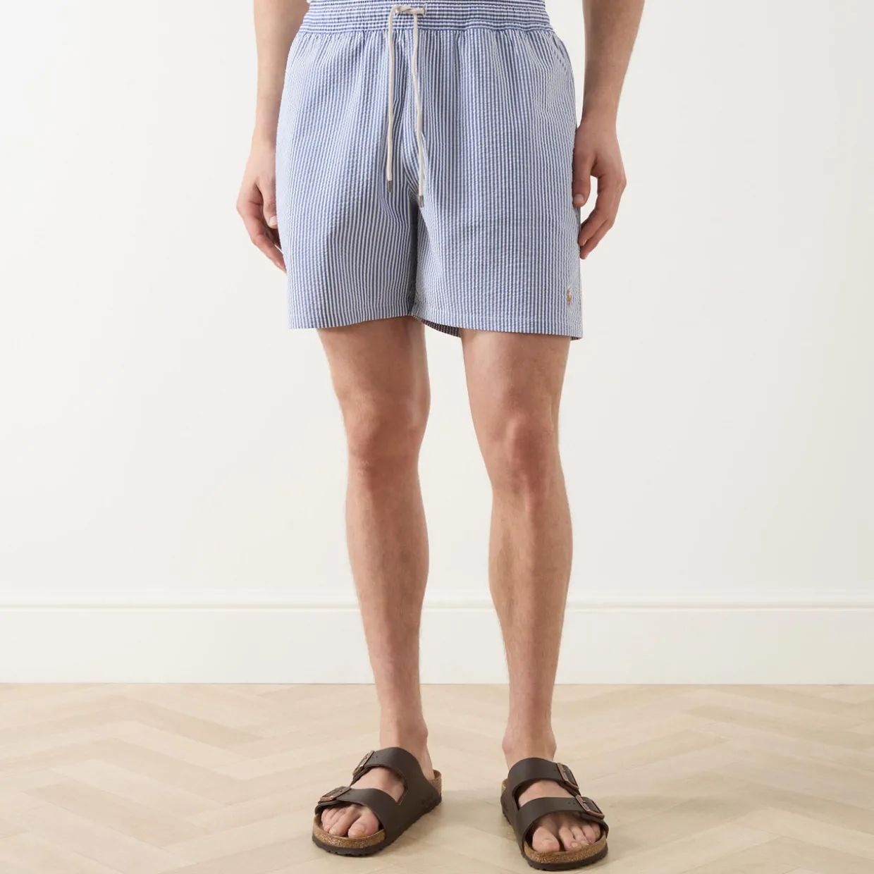 Striped Seersucker Shorts