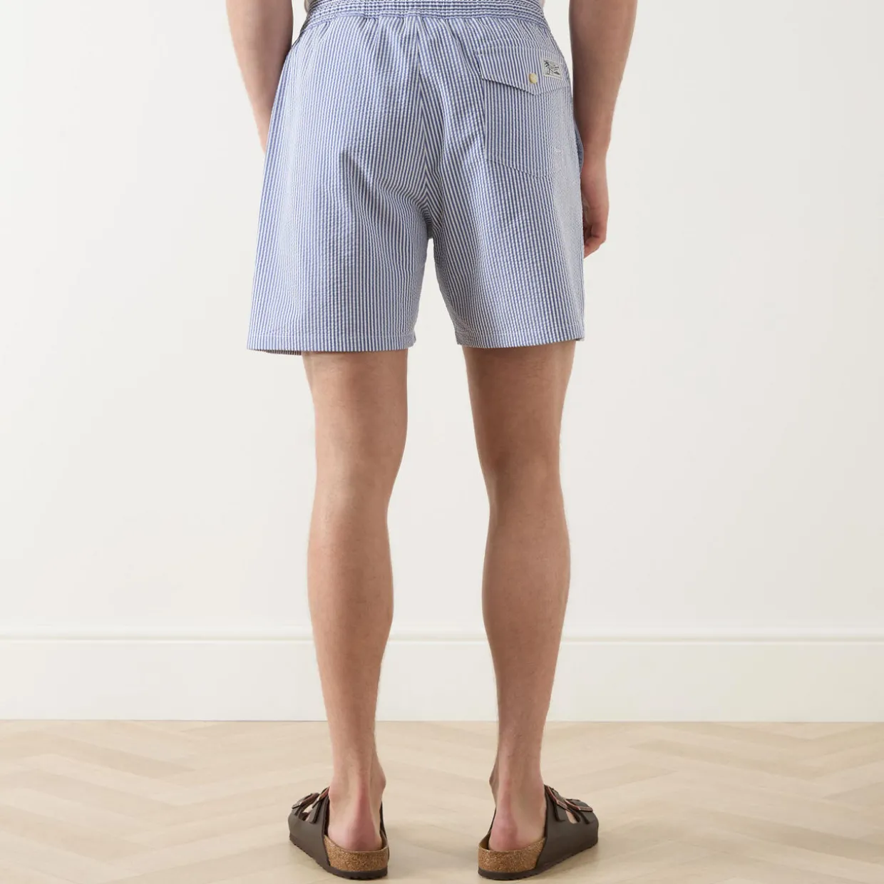 Striped Seersucker Shorts