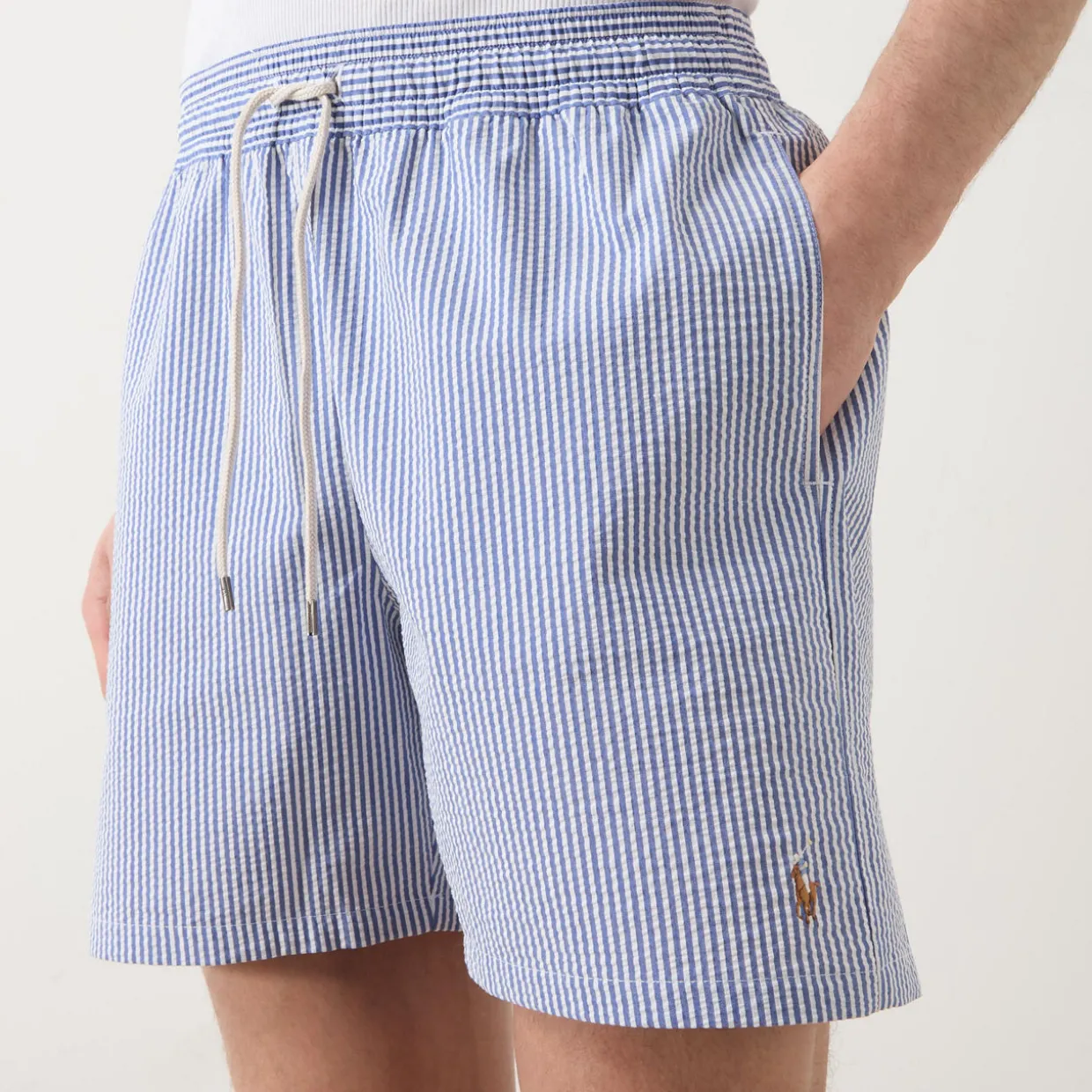 Striped Seersucker Shorts