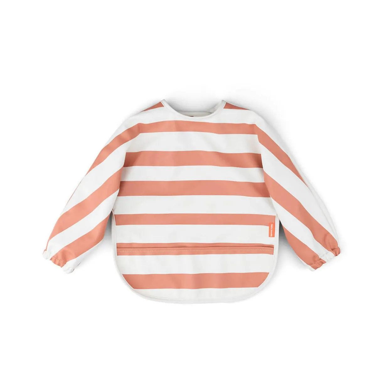 striped Sleeved Pocket Bib
