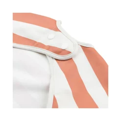 striped Sleeved Pocket Bib