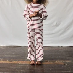 Striped Wide Leg Trousers