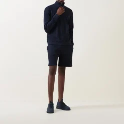 Structured Half-Zip Sweatshirt