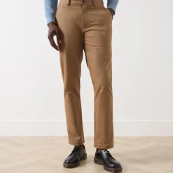 Suede Sateen Tailored Trousers