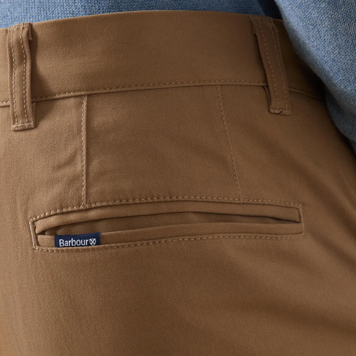 Suede Sateen Tailored Trousers