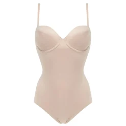 Suit Your Fancy Medium Control Strapless Cupped Brief Bodysuit