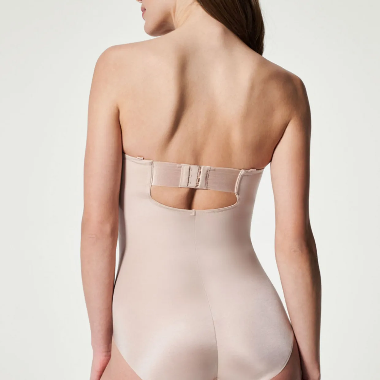 Suit Your Fancy Medium Control Strapless Cupped Brief Bodysuit