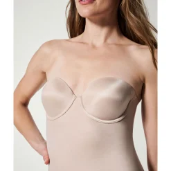 Suit Your Fancy Medium Control Strapless Cupped Brief Bodysuit