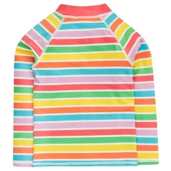 Sun Safe Striped Floral Rash Vest