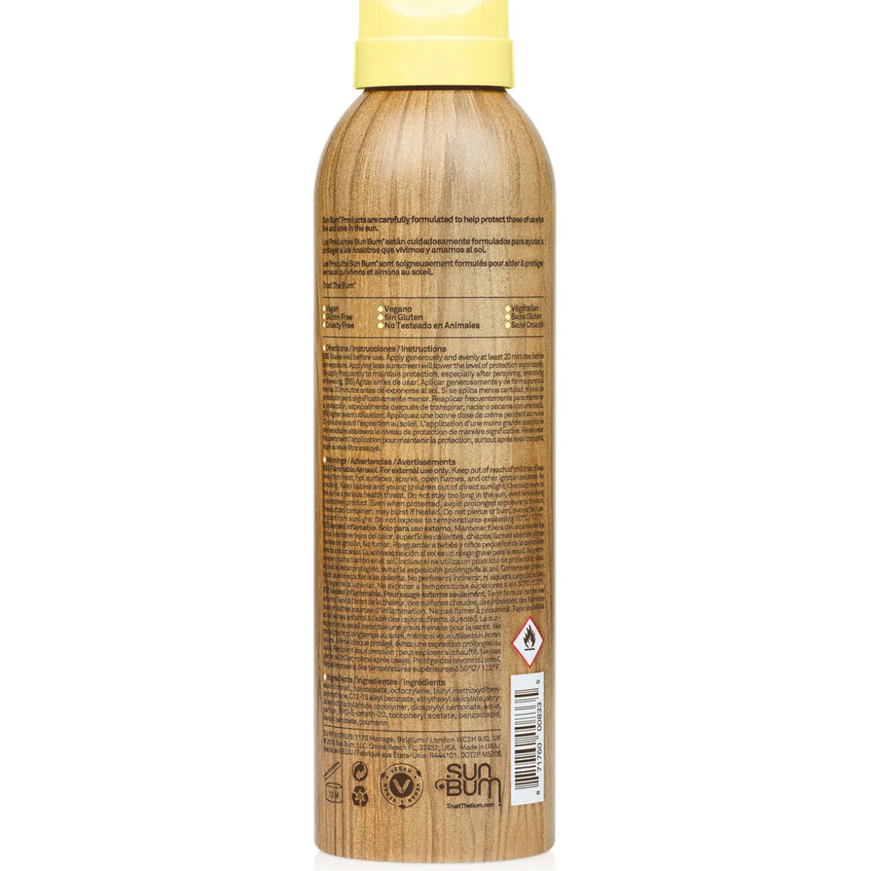 SunBum Original SPF50 Spray 200ml