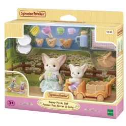 Sunny Picnic Set: Fennec Fox Sister & Baby