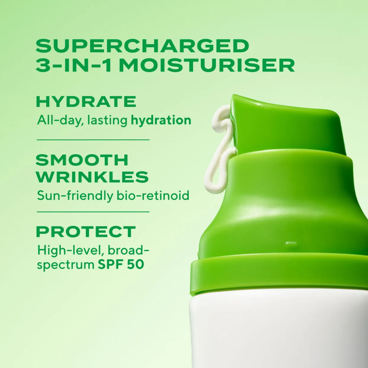 Superactive Moisturiser SPF50 Wrinkle Fighting