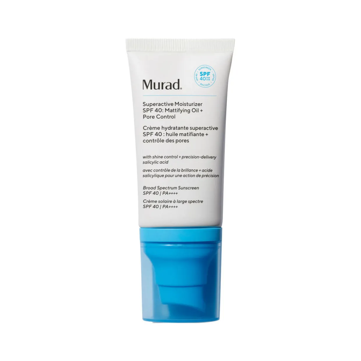 Superactive Moisturiser SPF40 Oil and Pore Control
