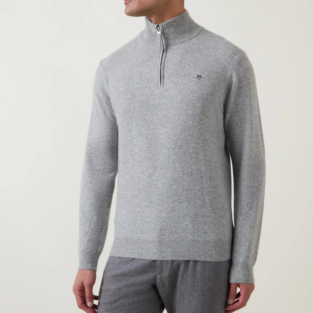 Superfine Half-Zip Sweater