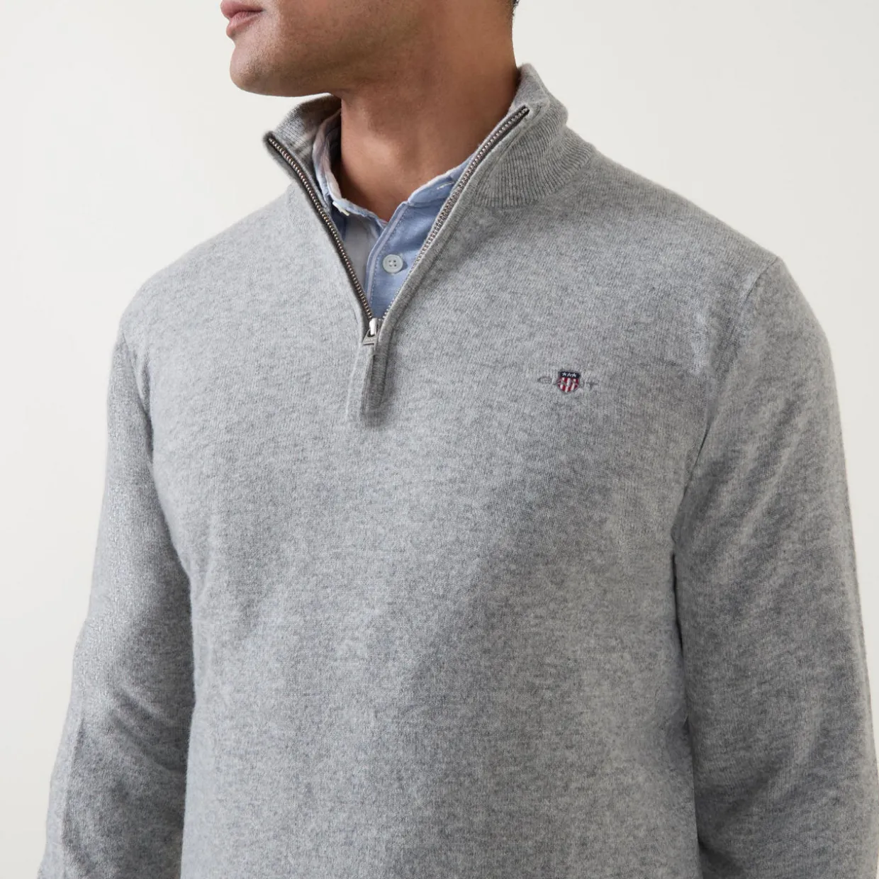 Superfine Half-Zip Sweater