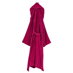 Supreme Velour Bathrobe Raspberry