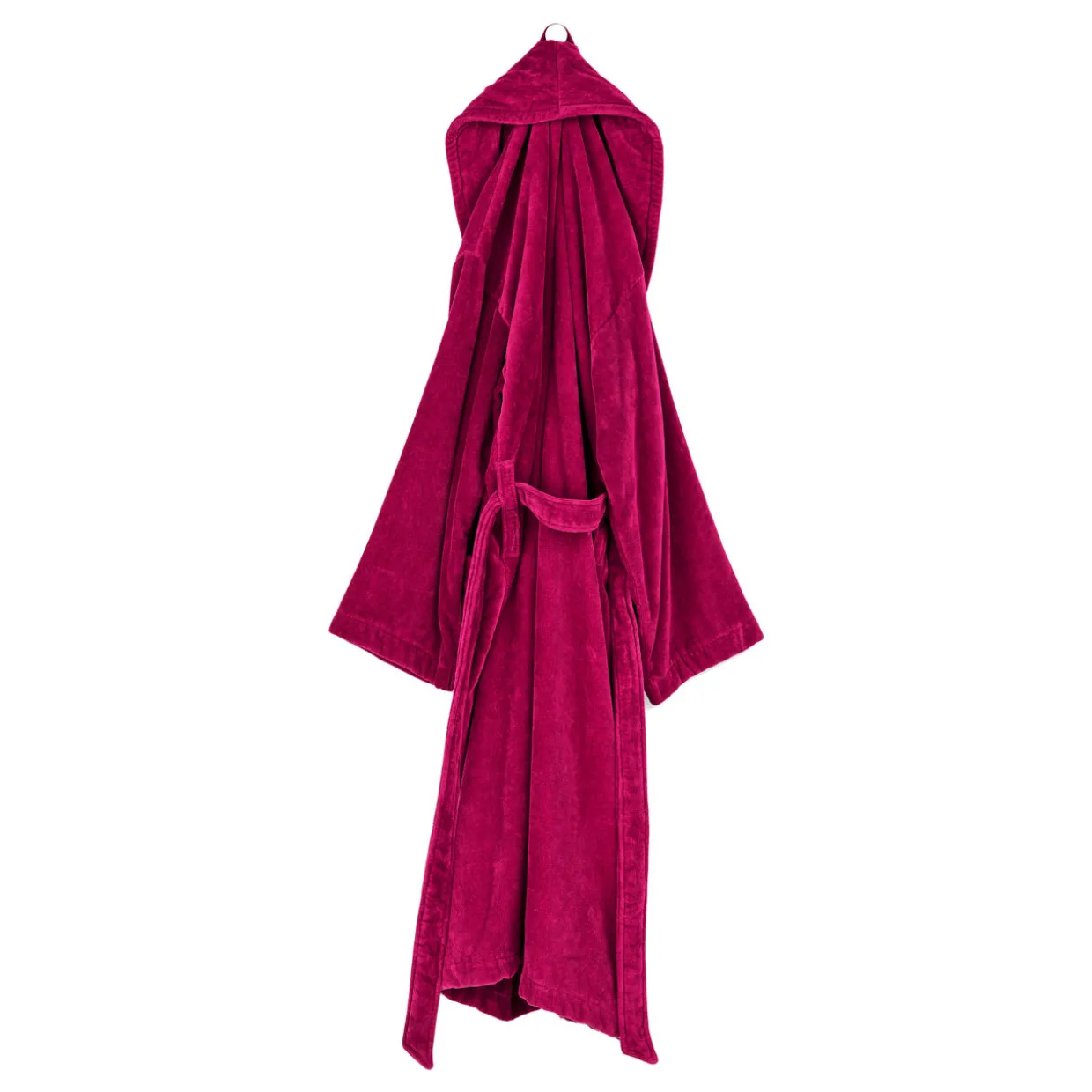 Supreme Velour Bathrobe Raspberry