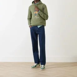 Surf Bear Logo Drawstring Hoodie