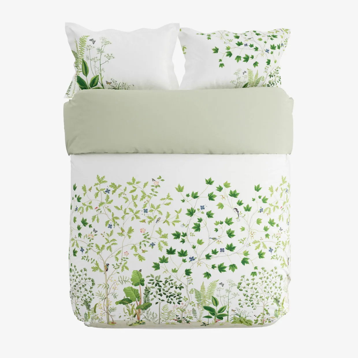 Sycamore & Oak Duvet Set Green