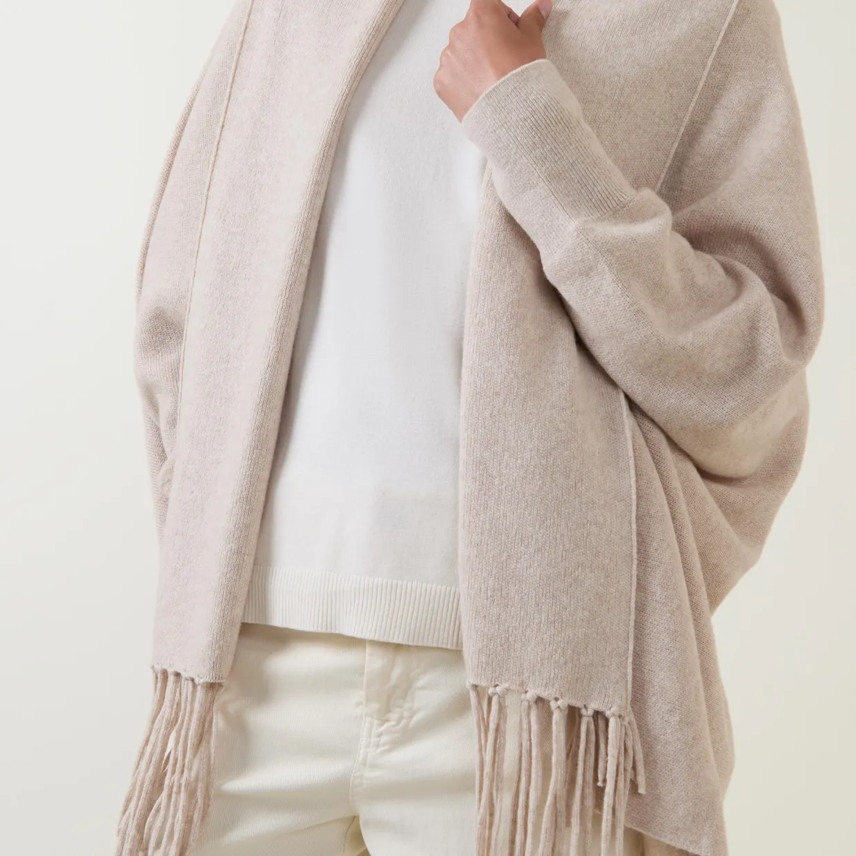 Tabitha Fringed Cape