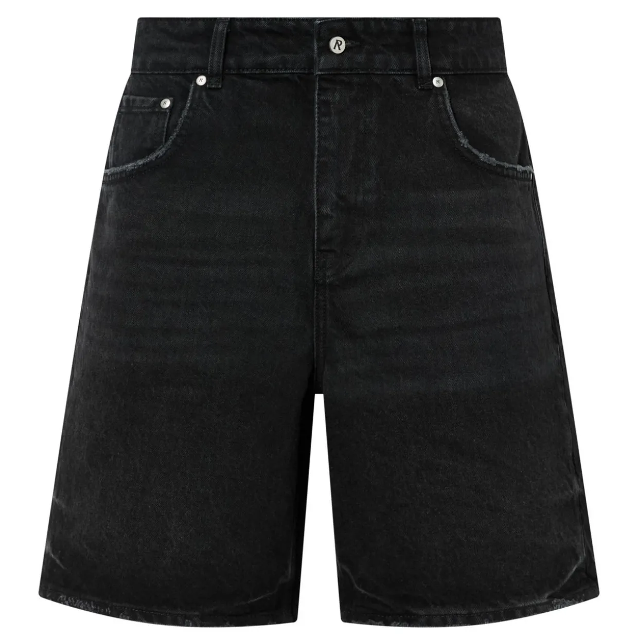 Tailored Denim Shorts