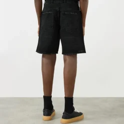 Tailored Denim Shorts