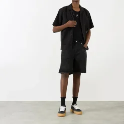 Tailored Denim Shorts