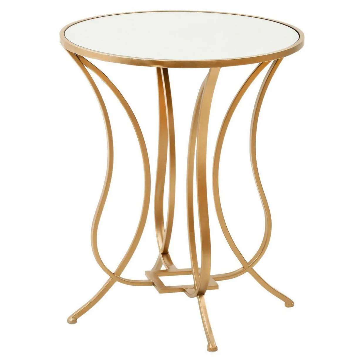 Talia Mirror Top Lamp Table