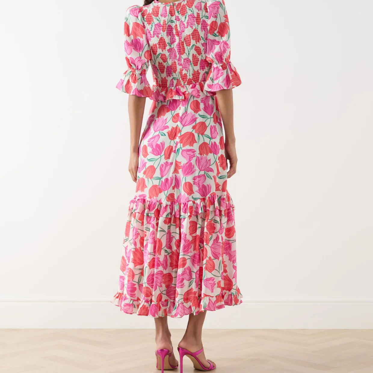 Tallulah Floral Flared Dress