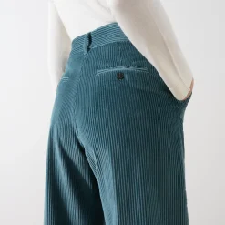 Tania Straight Leg Corduroy Trousers