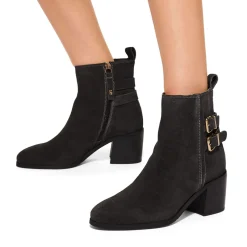Tanya Buckle Heeled Boots