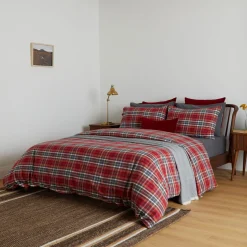 Tartan Flannel Duvet Set