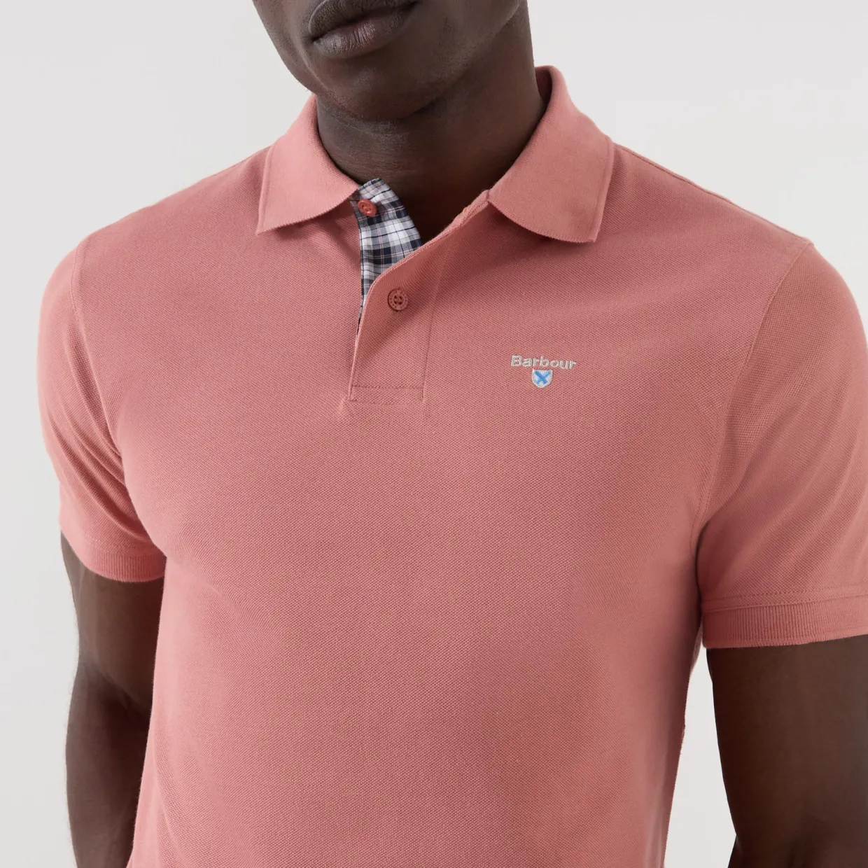 Tartan Piqué Polo Shirt