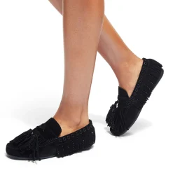 Tassel Fringe Slip-On Flats