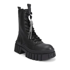Tegan Lace-Up Two Biker Boots