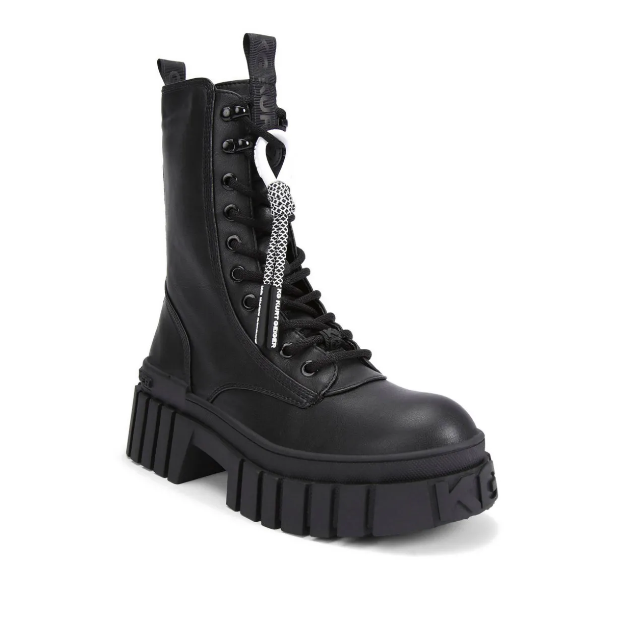 Tegan Lace-Up Two Biker Boots