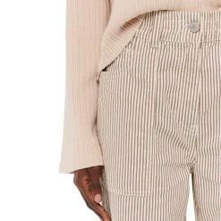 Tessa Stripe Straight Leg Trousers