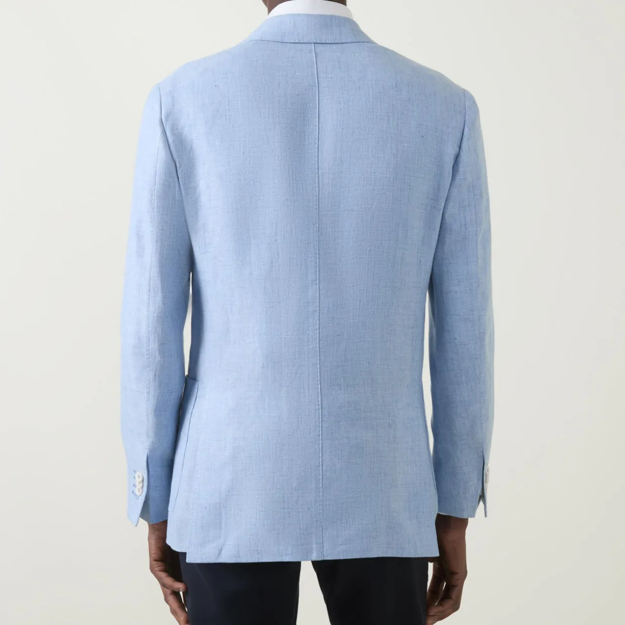 Textured Single-Breasted Blazer