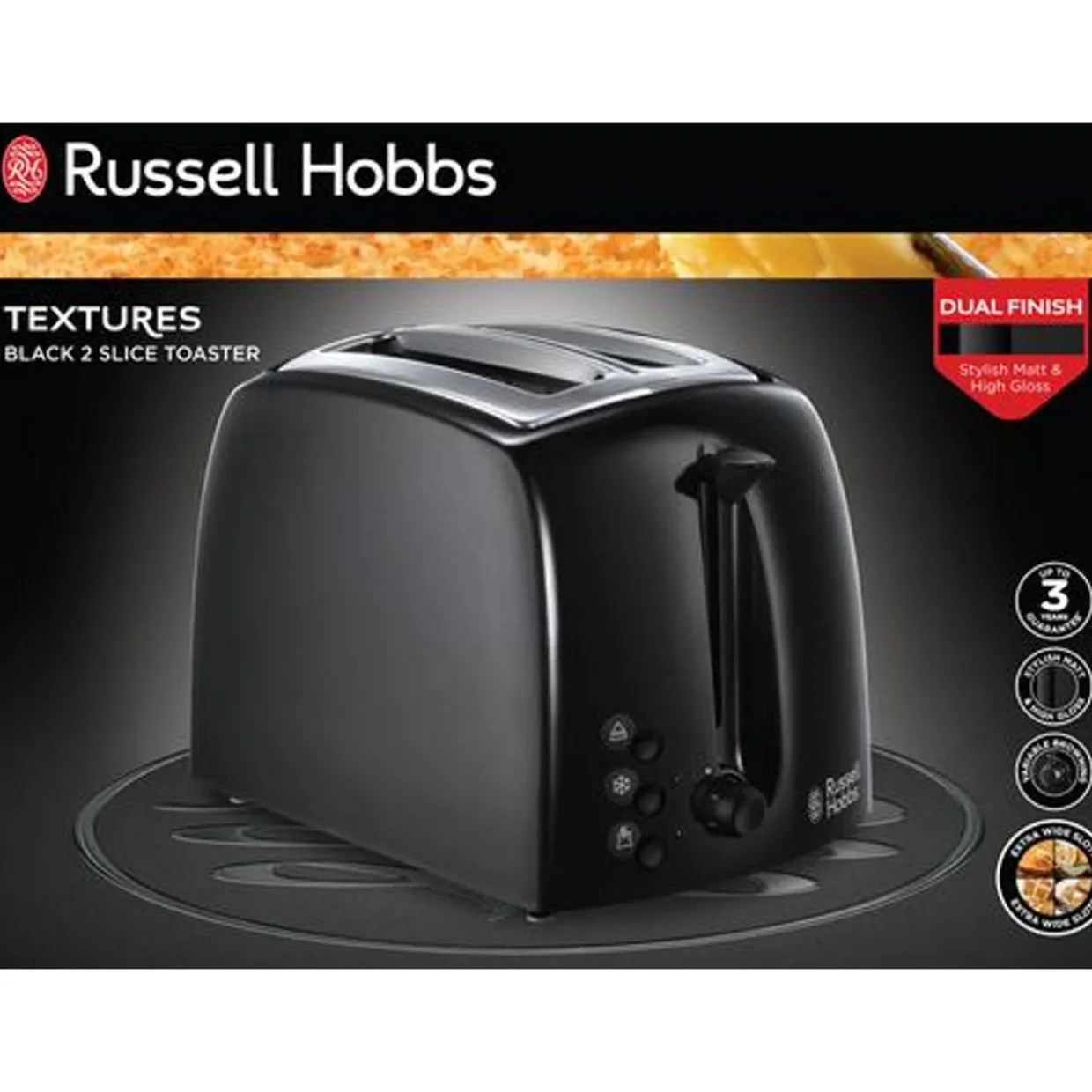 Textures 2 Slice Toaster