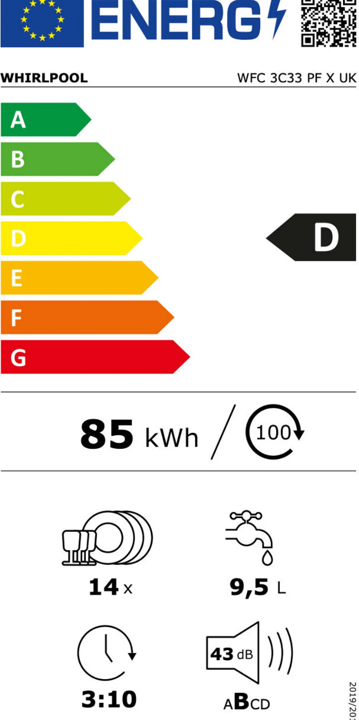 6th Sense 14 Place Freestanding Dishwasher