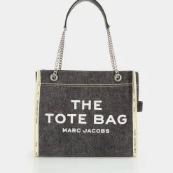 The Denim Chain Medium Tote Bag