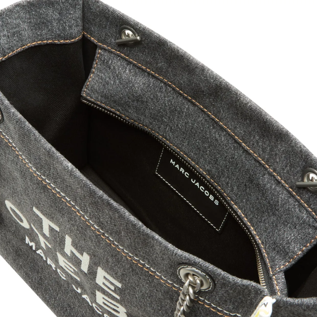 The Denim Chain Medium Tote Bag